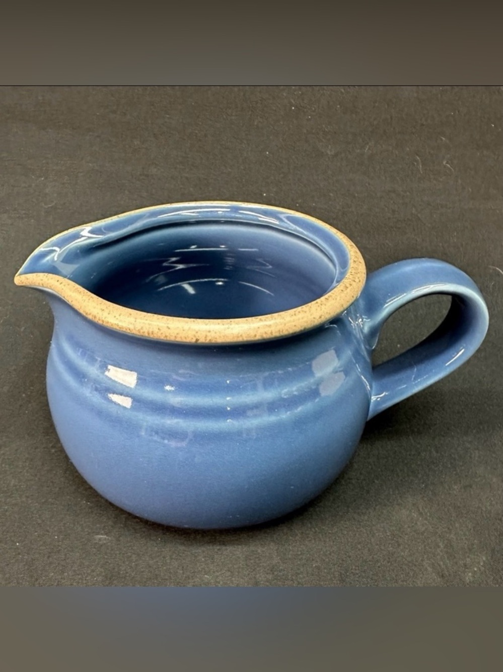 Noritake 'Madera Blue' Stoneware Creamer (pitcher) ,‎ Vintage